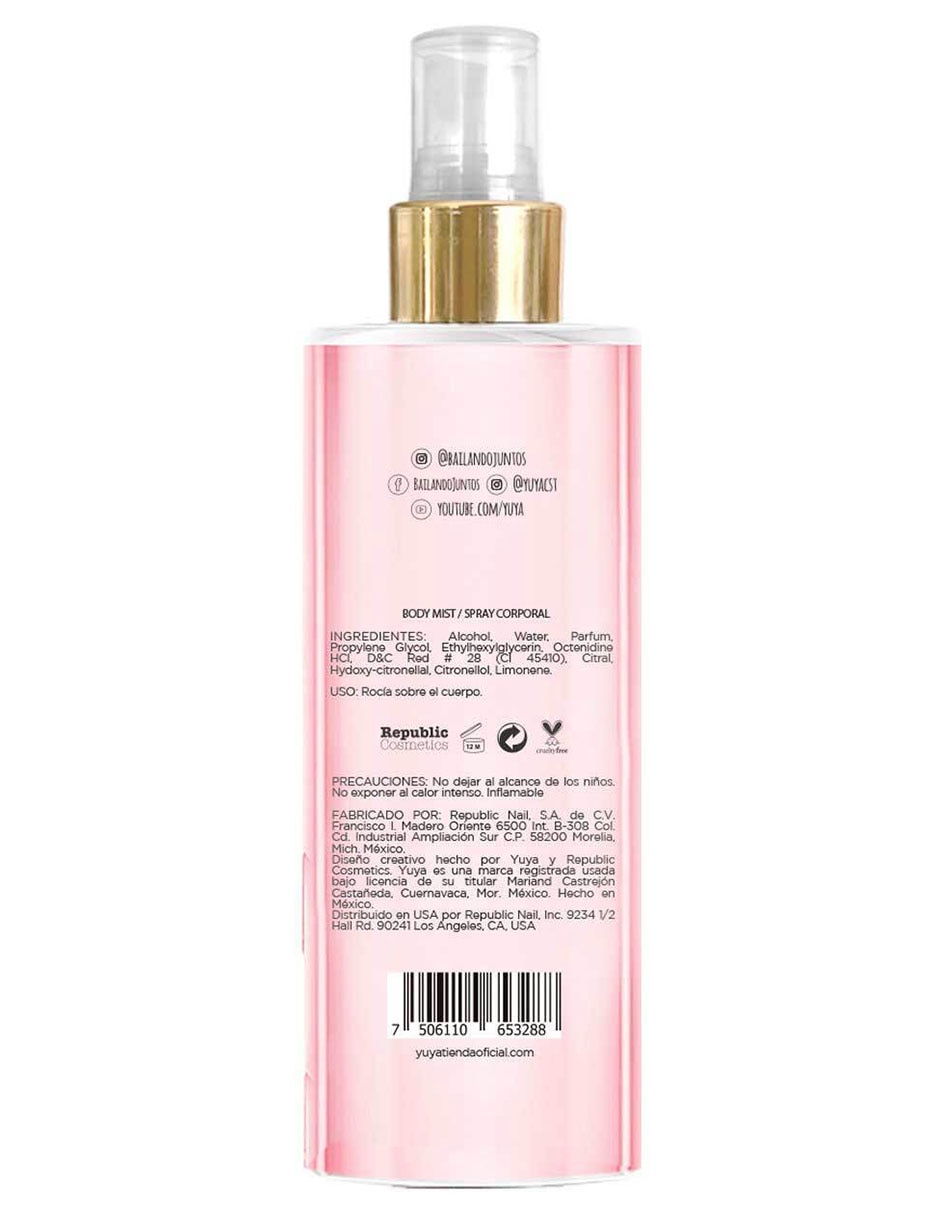Body mist para mujer