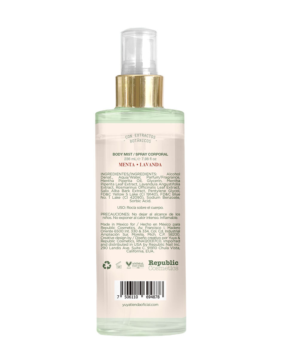 Body mist unisex