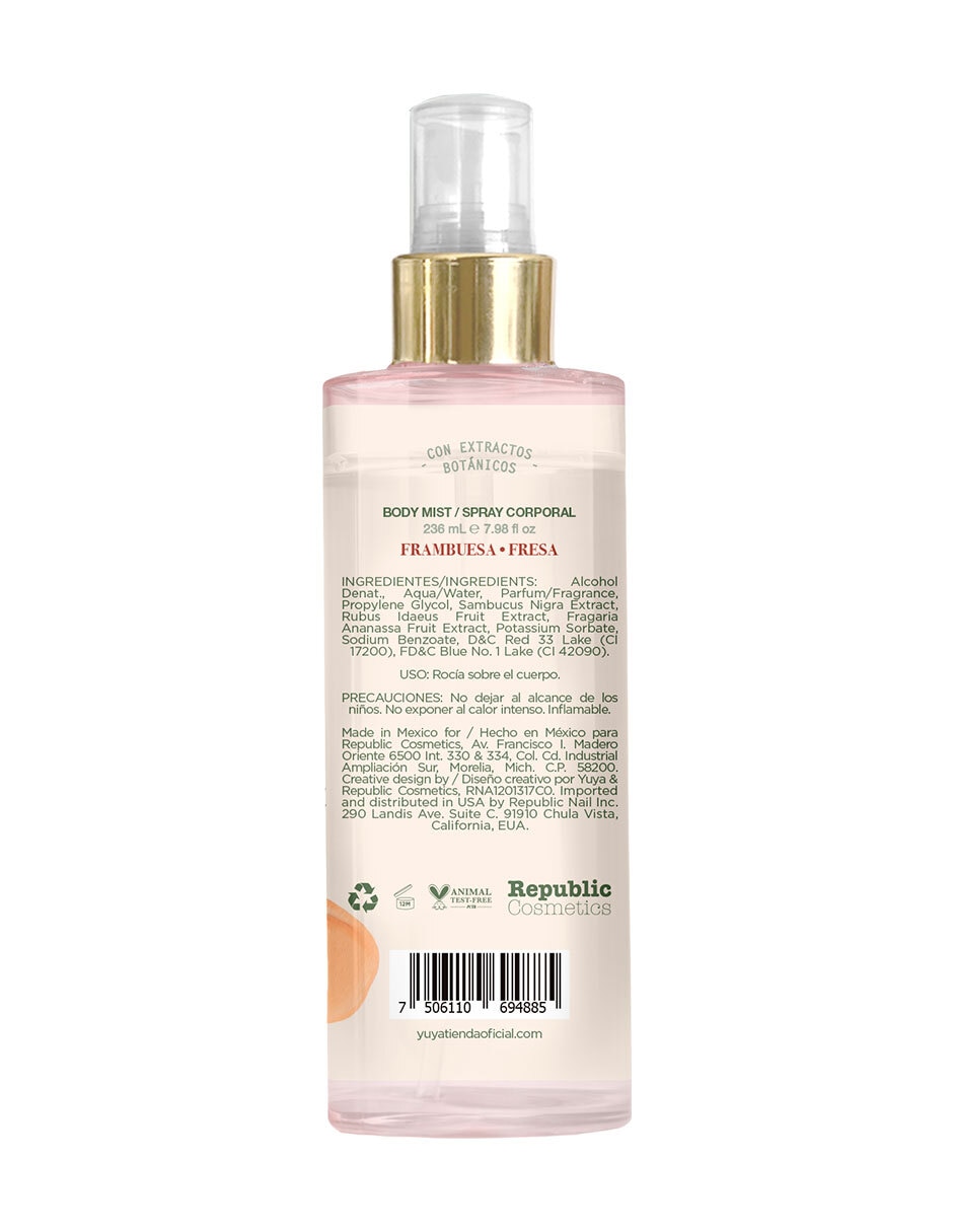 Body mist unisex