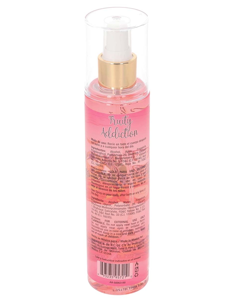 Body mist Fruity Addiction para mujer