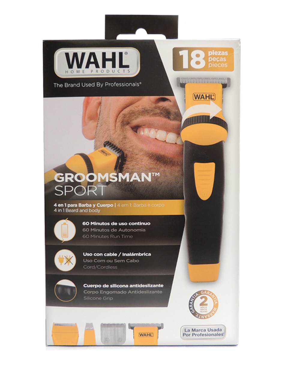 Recortadora de vello facial y corporal Groomsman Sport 1