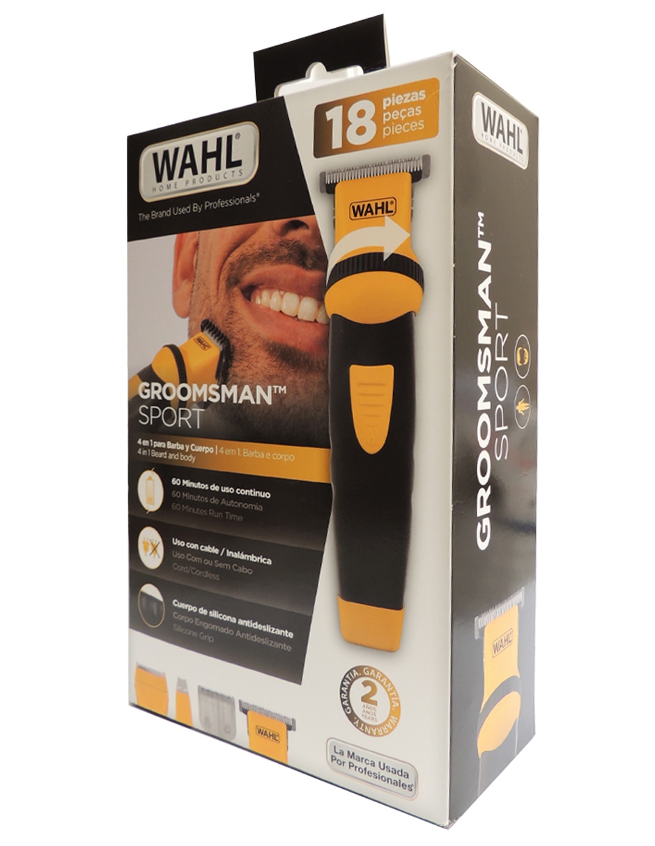 Recortadora de vello facial y corporal Groomsman Sport 3