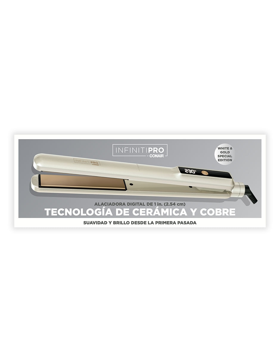 Alaciadora Infiniti Pro CS654ES placas de cerámica - iones Alaciadora Infiniti Pro CS654ES placas de cerámica - iones