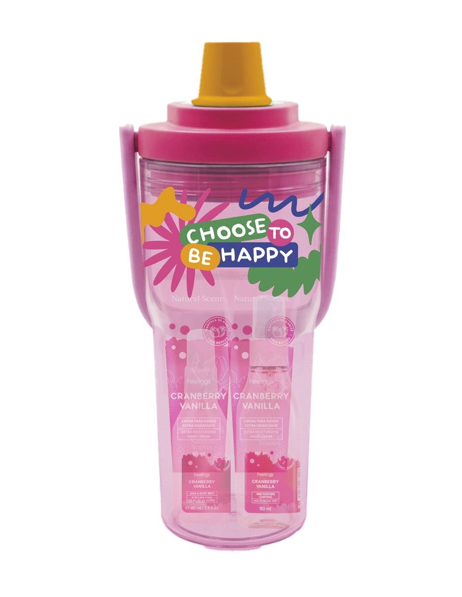 Kit bote Litro Cranberry de vainilla