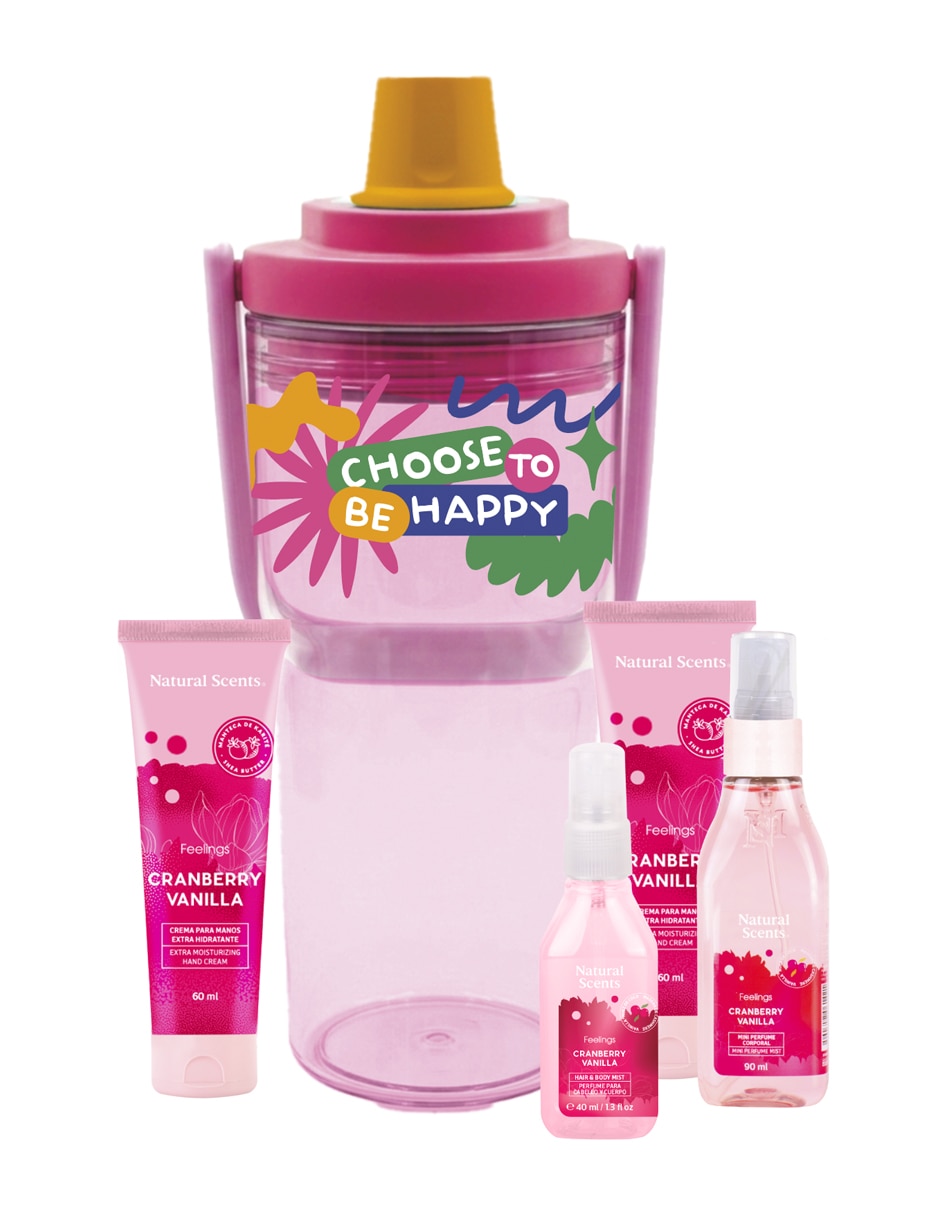 Kit bote Litro Cranberry de vainilla 2