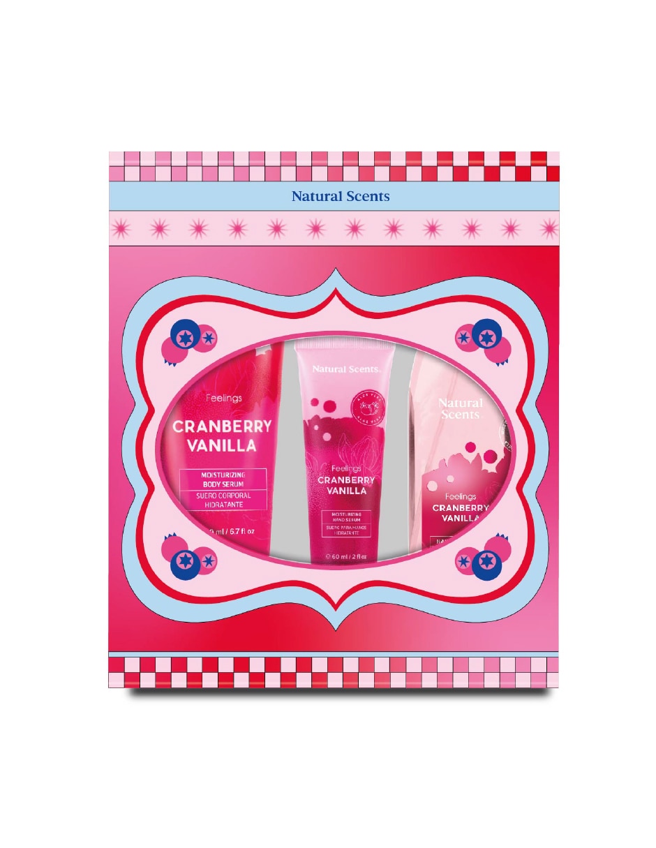 Tripack Cranberry de vainilla